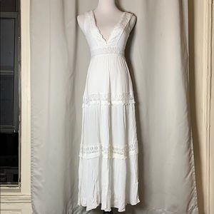 Forever 21 Long White Dress